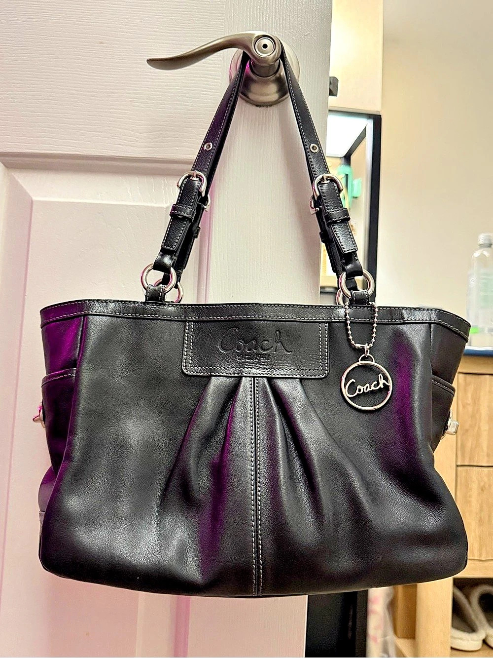 Vintage East/West Coach Purse